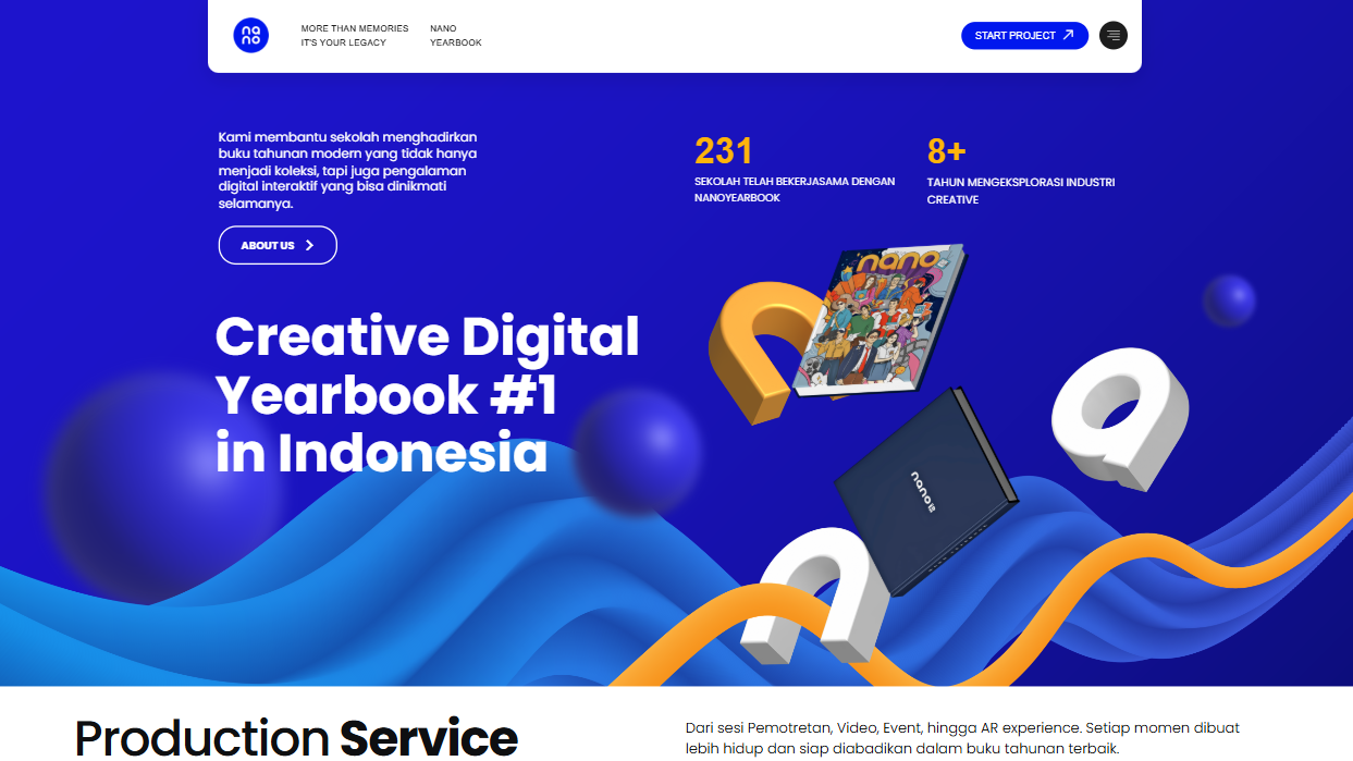 Nano Yearbook - Digital Yearbook for Schools