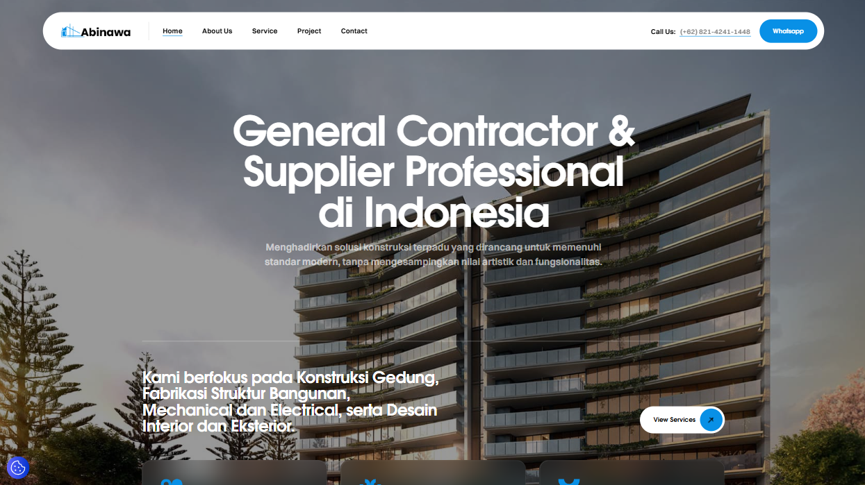 Website CV Abinawa - General Contractor